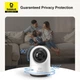 IP-камера видеонаблюдения Baseus Security P1 Pro Indoor Camera 3K 5Mp Wi-Fi White (SOTV022132) - изображение 6