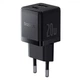 Мережевий зарядний пристрій Baseus Palm Fast Charger 20 W 1*USB QC 3.0 1*Type-C PD3.0 Black (P10111608113-00) - зображення 3