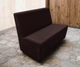 Диван для кафе Tobi Sho Прайм с высокой спинкой без подлокотников 1200x630x850, кожзам Темный шоколад 22311 - изображение 3