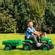 Трактор детский на педалях с прицепом DOLU 8053 Зеленый - изображение 4