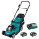 Газонокосарка акумуляторна Makita LM003G BEO2 (38 см, 20-75 мм, 40 л, BL, XGT 40 В, комплект) - зображення 1
