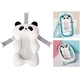 Дитячий антиковзаючий матрацик - подушка у формі панди Cute Panda матрац / гірка з кріпленнями на ванночку для купання новонароджених + лійка для миття у подарунок, білий (103136514) - зображення 5