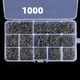 Рыболовные крючки набор 1000 шт. размеры (3-12) - изображение 1