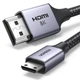Кабель UGREEN HD163 Mini-HDMI to HDMI 8K@60Hz 1m Black (15514) - изображение 2