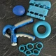 Набор эспандеров кистевых ZELART JELLO FI-2527 Синий 5 эспандеров в комплекте - изображение 2