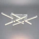 Светодиодная потолочная люстра 52W Sirius B YH1315/8+2 WT+GD с акриловыми линейными рассеивателями 3000K/6500K бело-золотая - изображение 2