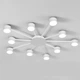 Люстра потолочная LUMINARIA RAY SLIM 10xGX53 WHITE 220V IP20 (6951635239522) - изображение 2