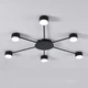 Люстра потолочная LUMINARIA RAY SLIM 6xGX53 BLACK 220V IP20 (6951635239515) - изображение 2