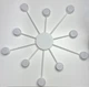 Люстра потолочная LUMINARIA RAY SLIM 10xGX53 WHITE 220V IP20 (6951635239522) - изображение 4