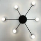 Люстра потолочная LUMINARIA RAY SLIM 6xGX53 BLACK 220V IP20 (6951635239515) - изображение 9
