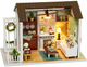3D Румбокс конструктор кукольный дом Гостиная с верандой и камином DIY Cute Room 8008-D - изображение 1