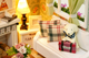 3D Румбокс конструктор кукольный дом Гостиная с верандой и камином DIY Cute Room 8008-D - изображение 8