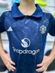 Футбольная форма детская Манчестер Юнайтед (Manchester United) 2024-2025 выездная темно-синяя 145-155 см F0131 - изображение 4