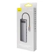 USB-Hub Baseus Metal Gleam Series 12-in-1 Multifunctional Type-C HUB Docking Station Gray（Type-C to HDMI*1+USB3.1*2+USB3.0*2+Type-C3.1*1+PD*1+RJ45*1+SD/TF*1+DP*1+3.5mm*1) (WKWG020213) - изображение 2