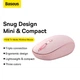 Маніпулятор миша бездротова Baseus F01B Tri-Mode Wireless Mouse Baby Pink (B01055503413-00) - изображение 10