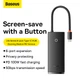 USB-хаб Baseus Lite Series 6-Port Type-C HUB Docking Station (Type-C to HDMI+USB3.0*2+PD+SD/TF) Black (WKQX050101) - изображение 10