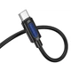 Аудиокабель BOROFONE BL20 Type-C для 3.5mm male, silicone, 1m, Black 6941991114410 - изображение 3