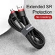 Кабель Baseus cafule Cable USB For Micro 2A 3m Red+Black (CAMKLF-H91) - изображение 11