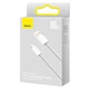 Кабель Baseus Dynamic Series Fast Charging Data Cable USB to Type-C 100W 1m White (CALD000602) - изображение 2