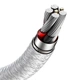 Кабель Baseus Cafule Series Metal Data Cable USB to Type-C 66W 1m White (CAKF000102) - изображение 6