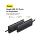 USB-хаб Baseus Lite Series 4-Port Type-C HUB Adapter (Type-C to USB 3.0*4 ) 1m Black (WKQX030401) - изображение 10