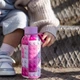 Термобутылка детская с силиконовой ручкой 330 мл Quokka Pink Bricks (40142) - изображение 2