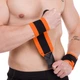Бинты кистевые для жима (2шт) STRENGTH WRIST WRAPS Zelart TA-7807 (нейлон, р-р 7,5x30см, черно-оранжевый) - изображение 3