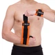 Бинты кистевые для жима (2шт) STRENGTH WRIST WRAPS Zelart TA-7807 (нейлон, р-р 7,5x30см, черно-оранжевый) - изображение 4