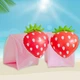 Дитячі нарукавники для плавання Sweet Strawberry двокамерні надувні 3D-нарукавники з об'ємною Полуницею для купання в басейні / морі, рожевий (103130504) - зображення 3