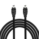 Кабель FireWire 4-контактний на 4-контактний роз'єм «тато-тато» Чорний - зображення 4