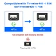 Кабель FireWire 4-контактний на 4-контактний роз'єм «тато-тато» Чорний - зображення 6