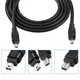 Кабель FireWire 4-контактний на 4-контактний роз'єм «тато-тато» Чорний - зображення 8
