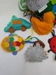 Развивающий бизи мяч мягкий Happy Vita Craft овечка, машинка, уточка пищат, рыбка, ёжик, солнышко звенят разноцветный - изображение 4
