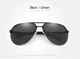 Мужские поляризационные солнцезащитные очки KINGSEVEN N7413 Black Green - изображение 2