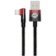Кабель Baseus MVP 2 USB - Lightning (M/M), 2.4A, 2 м Black/Red (CAVP000120) - изображение 3