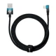 Кабель Baseus MVP 2 USB - Lightning (M/M), 2.4A, 2 м Black/Blue (CAVP000121) - изображение 1
