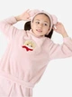 Детская теплая пижама + повязка для девочки Uniqlo 651837464 104 см Розовая (1159828843) - изображение 2