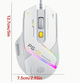 Проводная игровая мышь Inphic PG1 DPI 12800 эргономичный дизайн и макропрограммирование/RGB-подсветка - изображение 7