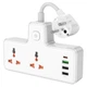Мережевий подовжувач HOCO AC12A Reise 2-position expansion socket(PD30W/1C3A) White 6942007607100 - зображення 3