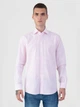 Рубашка хлопковая мужская Arber Linen Shirt 1 M05.21.47.224 38-39 Розовая (ARB9099705430008) - изображение 1
