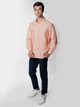 Рубашка хлопковая мужская Arber Linen Shirt 1 AN 05.18.10 41-42 Оранжевая (ARB9099416550002) - изображение 3