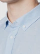 Рубашка хлопковая мужская Arber Linen Shirt 2 AN 05.14.10 38-39 Голубая (ARB9099415670008) - изображение 4
