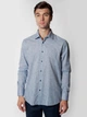 Сорочка бавовняна чоловіча Arber Slim Fit AN 05.25.10 38-39 Блакитна (ARB9099417470002) - зображення 1