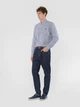 Рубашка хлопковая мужская Arber Custom Fit Bd F05.01.09.411 41 Синяя (ARB9100358670007) - изображение 5