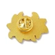 Брошка-значок жіноча BROCHE біжутерія з емаллю Квіти Лілії біла BRGV112510 - зображення 5