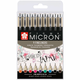 Zestaw cienkopisów Sakura Pigma Micron POXSDK059 9 kolorów (8710141129844) - obraz 1