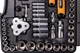 Набор инструментов Mastertool PROFI ¼"&⅜"&½"&TORX 121 шт 4-13 мм 9-19 мм 20-32 мм Е8-Е20 CrV50BV30 противоударный кейс 78-5121 - изображение 4