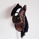 Хобіхорс коричневий кінь на палиці - Hobby horse з вуздечкою А4 - изображение 3