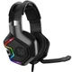 Игровые проводные наушники Onikuma K10 Pro с микрофоном и LED RGB подсветкой Black - изображение 3