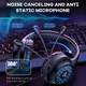 Ігрові дротові навушники з мікрофоном ONIKUMA X7 Gaming with LED |геймерська гарнітура, провідні, з шумоподавленням, USB + AUX 3,5mm, 50 мм динаміки, чутливість 117 дБ, підсвічування| Чорний - зображення 2